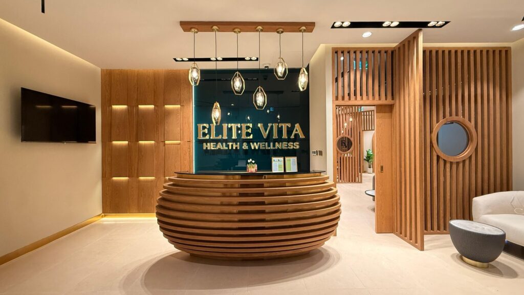 Elite Vita Polyclinic interior fit-out in Dubai Healthcare City