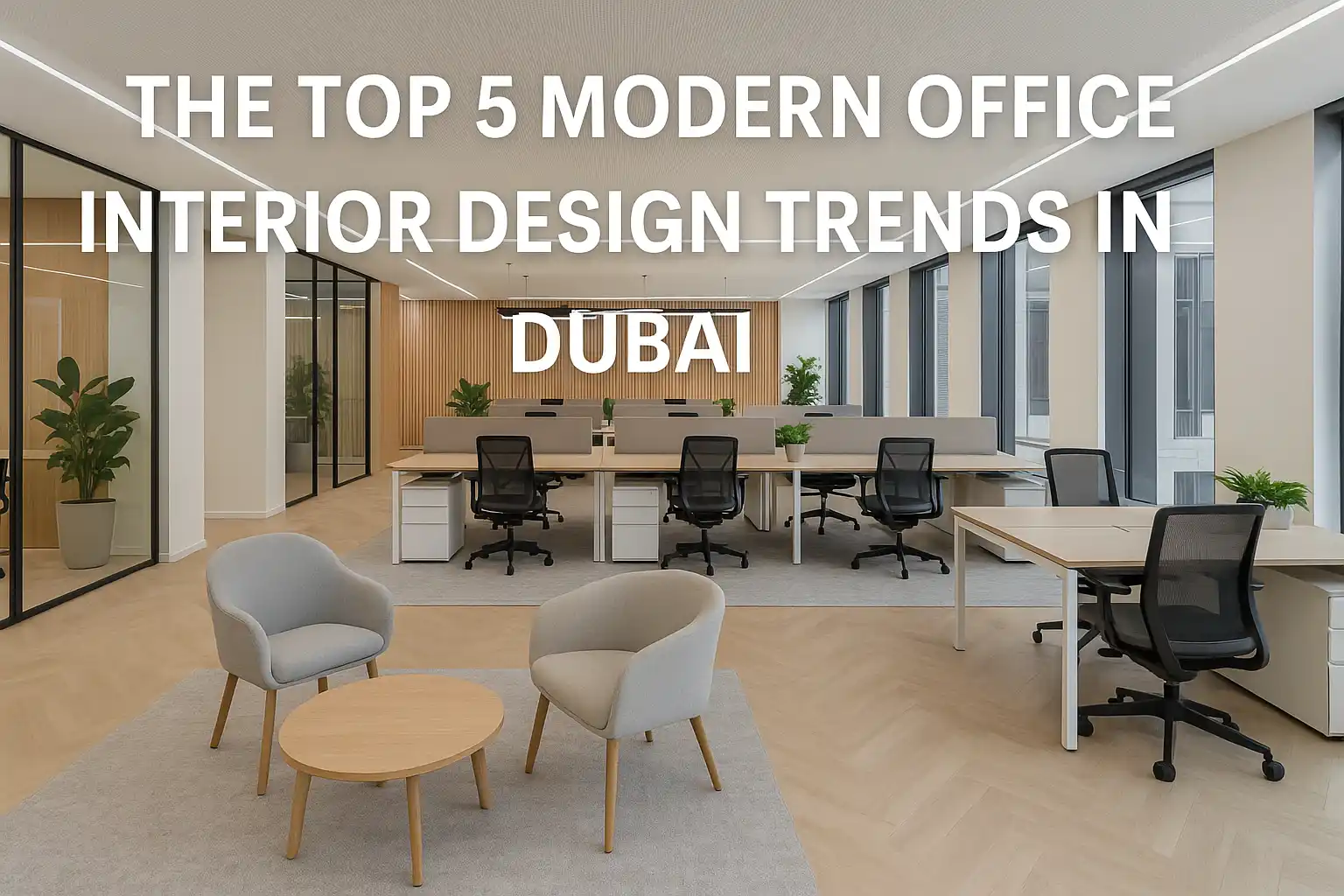 Top 5 Modern Office Interior Design Trends in Dubai | Design Divine