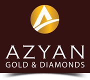 Logo of Azyan Gold & Diamonds, a luxury jewelry retail client.