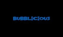 Logo of Bubblicious, a food and beverage kiosk fitout client.